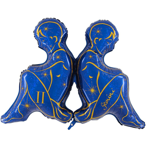 Gemini Zodiac Blue