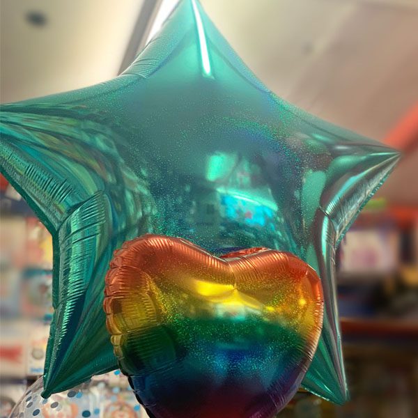 RAINBOW HEART TIFFANY LARGE HEART