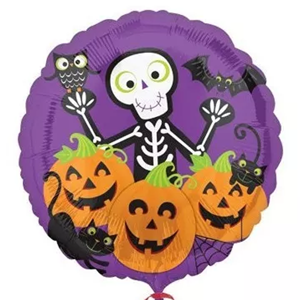 Skeleton & Pumpkins