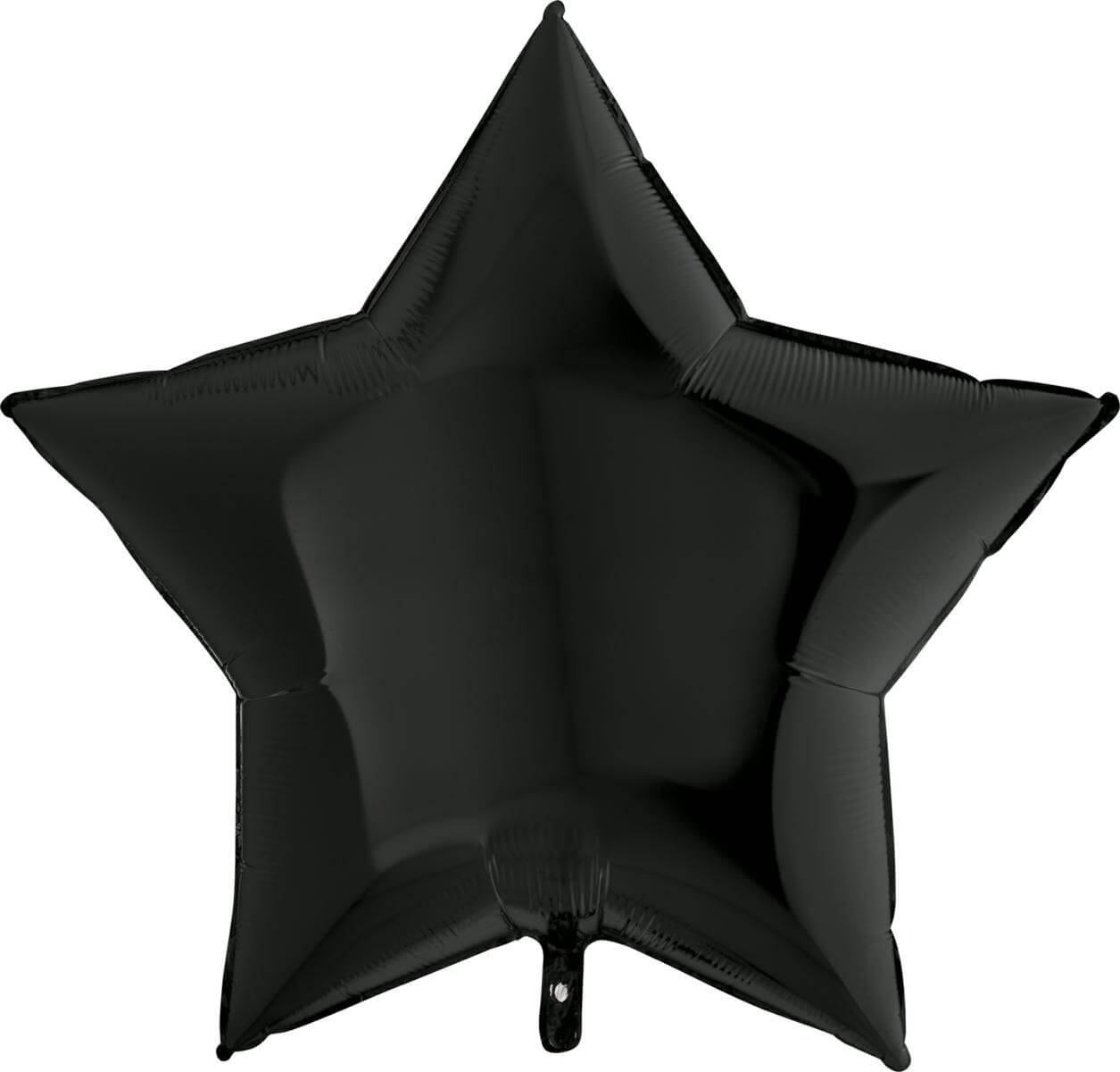 STAR BLACK LARGE BALLOON