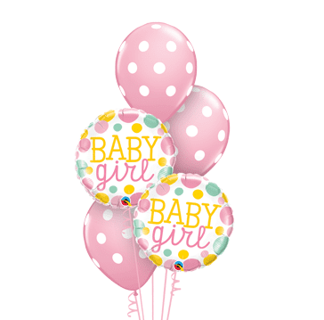 BABY GIRL BALLOON TREE