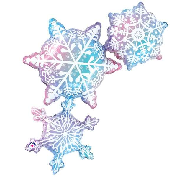 Snowflake Trio Balloon
