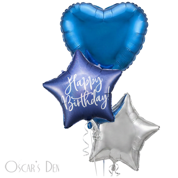 Birthday Heart and Blue Star