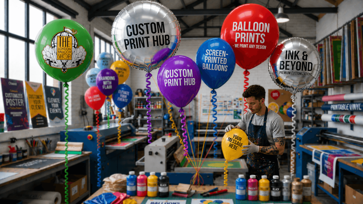 Operating from our landmark NW3 base, we deliver professional, custom-printed promotional balloons across London.