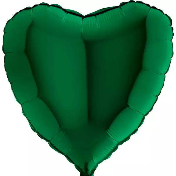 HEART DARK GREEN LARGE BALLOON