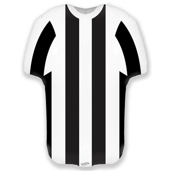 Football Shirt Black and White
