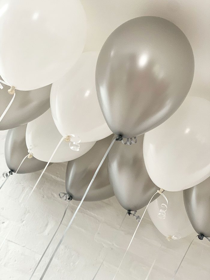 CEILING BALLOONS, DIAMONDS IN THE SKY!