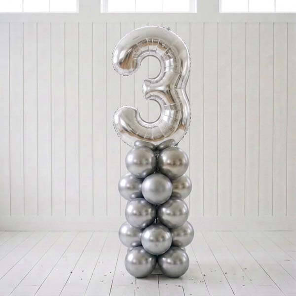 Silver Number Stand No 3