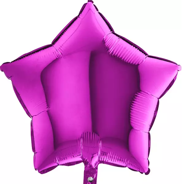 PURPLE STAR HELIUM BALLOON