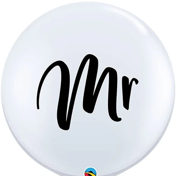Mr Large Round 3ft Balloon