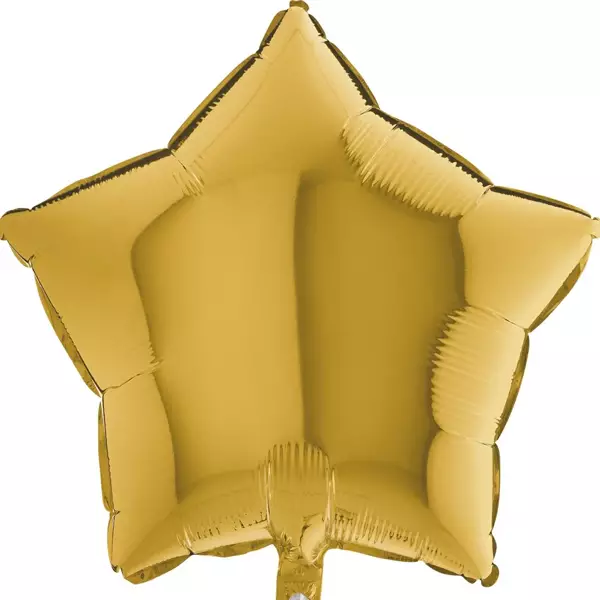GOLD STAR FOIL BALLOON