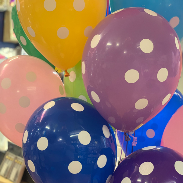 Polka Dot Balloon Bunch
