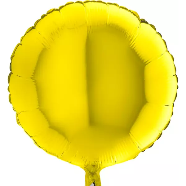CITRINE YELLOW ROUND FOIL BALLOON