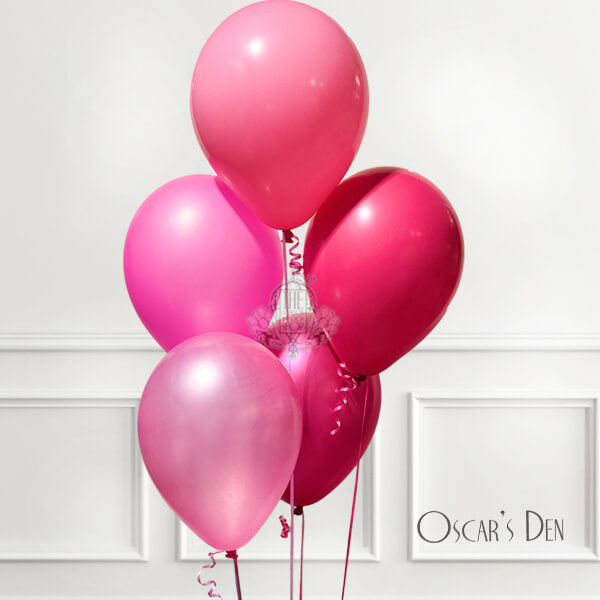 Pink Power Balloon Bunch