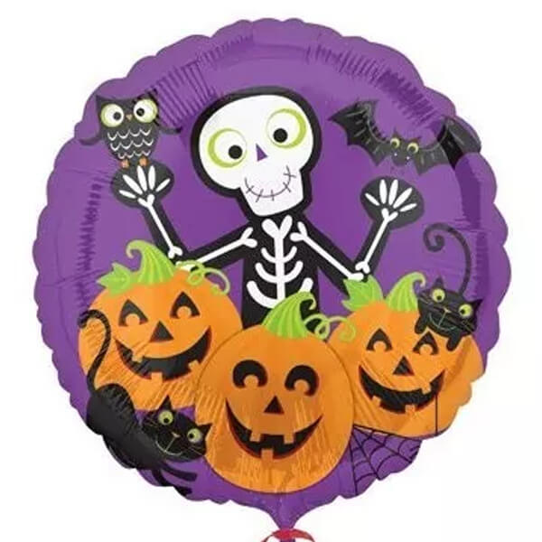 Skeleton & Pumpkins