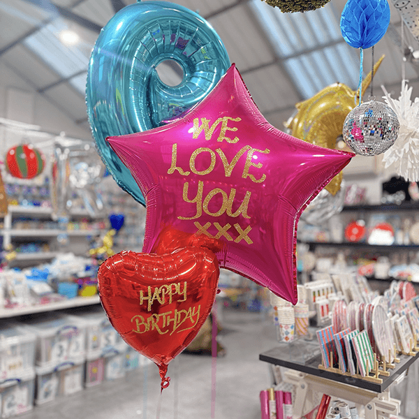 Glitter Message Personalised Foil Balloon