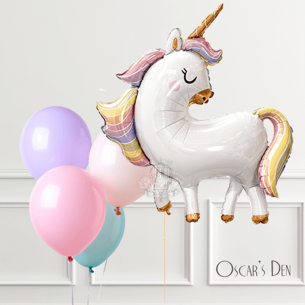 Glitter Unicorn Balloon Tree