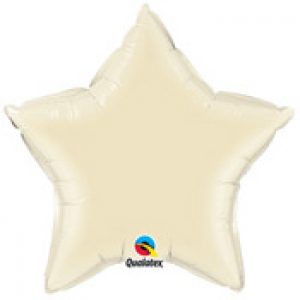 IVORY STAR FOIL BALLOON