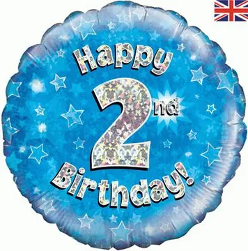 Age Birthday 2 Blue
