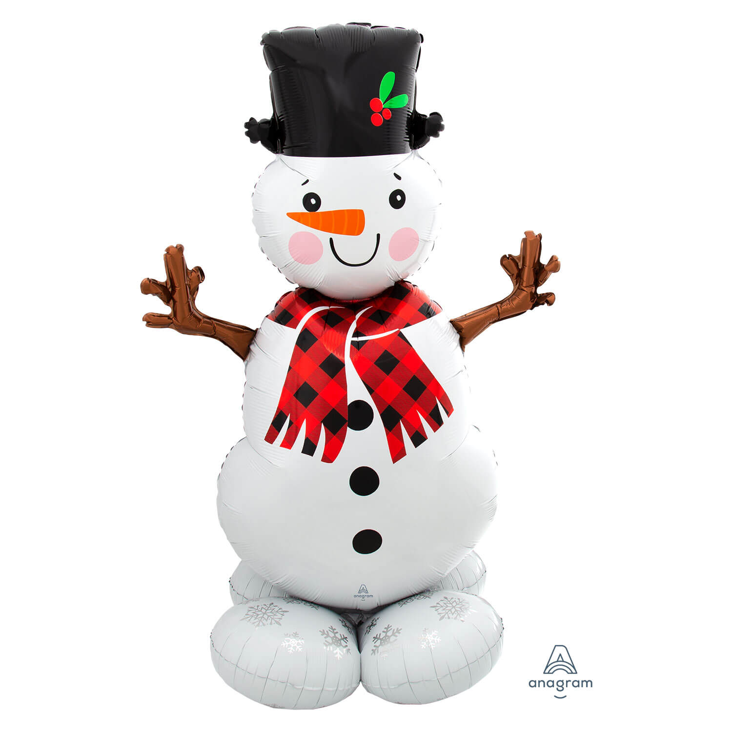Snowman Airloon Foil Balloon