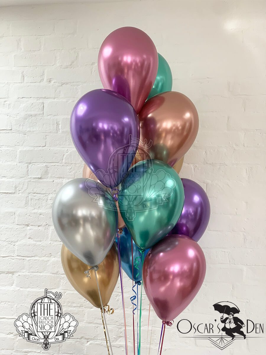 CHROME BALLOON TREE