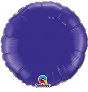 QUARTZ PURPLE ROUND BALLOON
