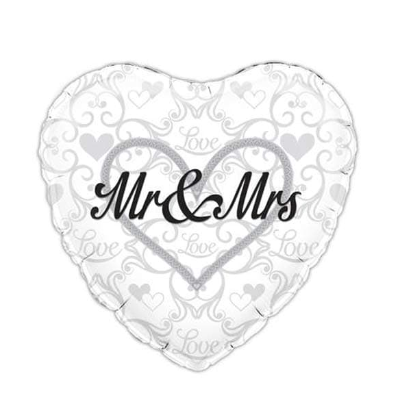 Mr & Mrs Heart Ballooon