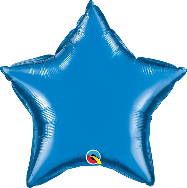 BLUE STAR FOIL BALLOON