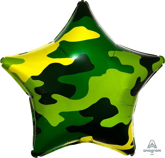 CAMOUFLAGE FOIL BALLOON