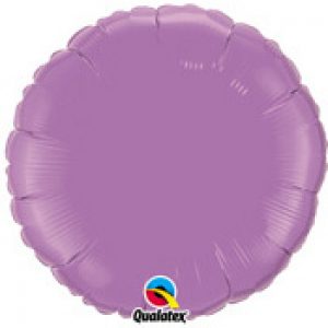 LILAC ROUND FOIL BALLOON