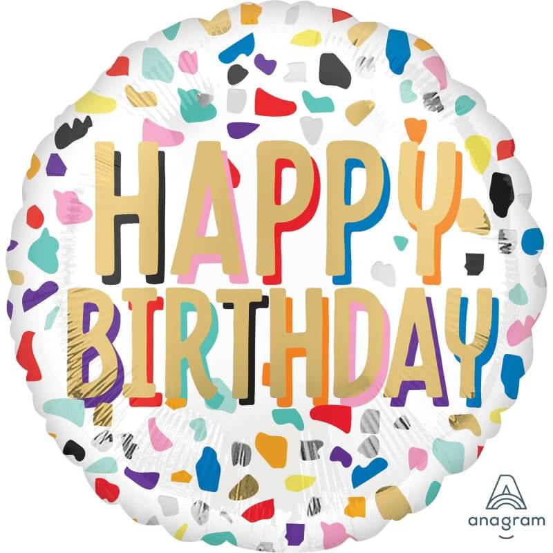 Confetti Birthday Balloon