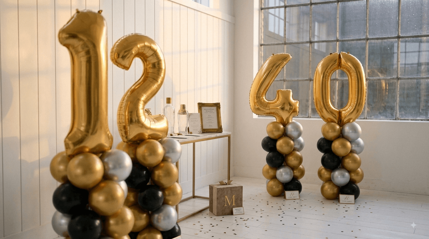 Numbers, shapes or custom prints