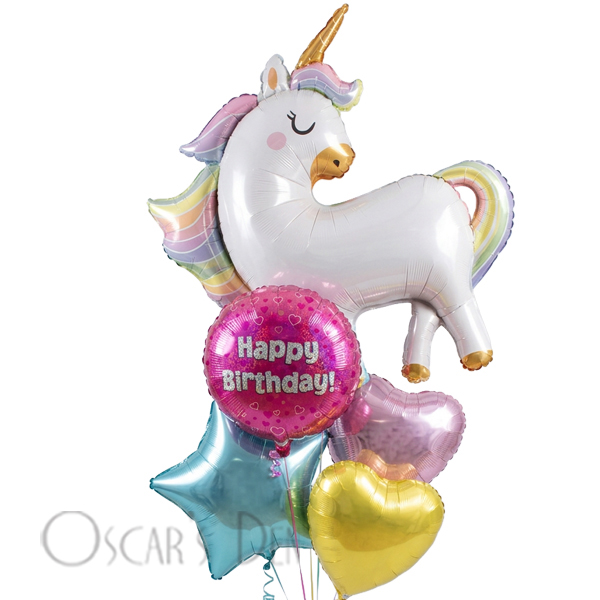 Unicorn Birthday Balloons