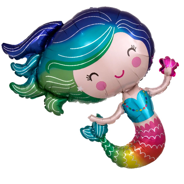 Colourful Mermaid Balloon