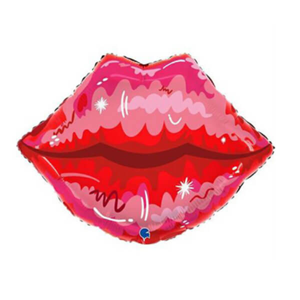 Hot Red Lips Balloon