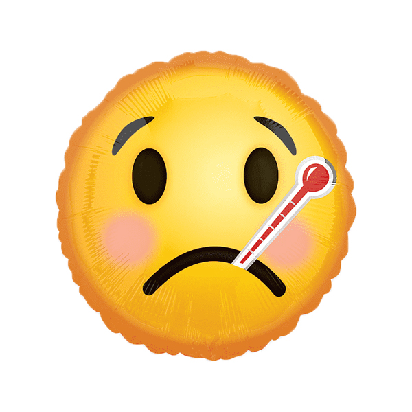 Emoji Get Well Balloon