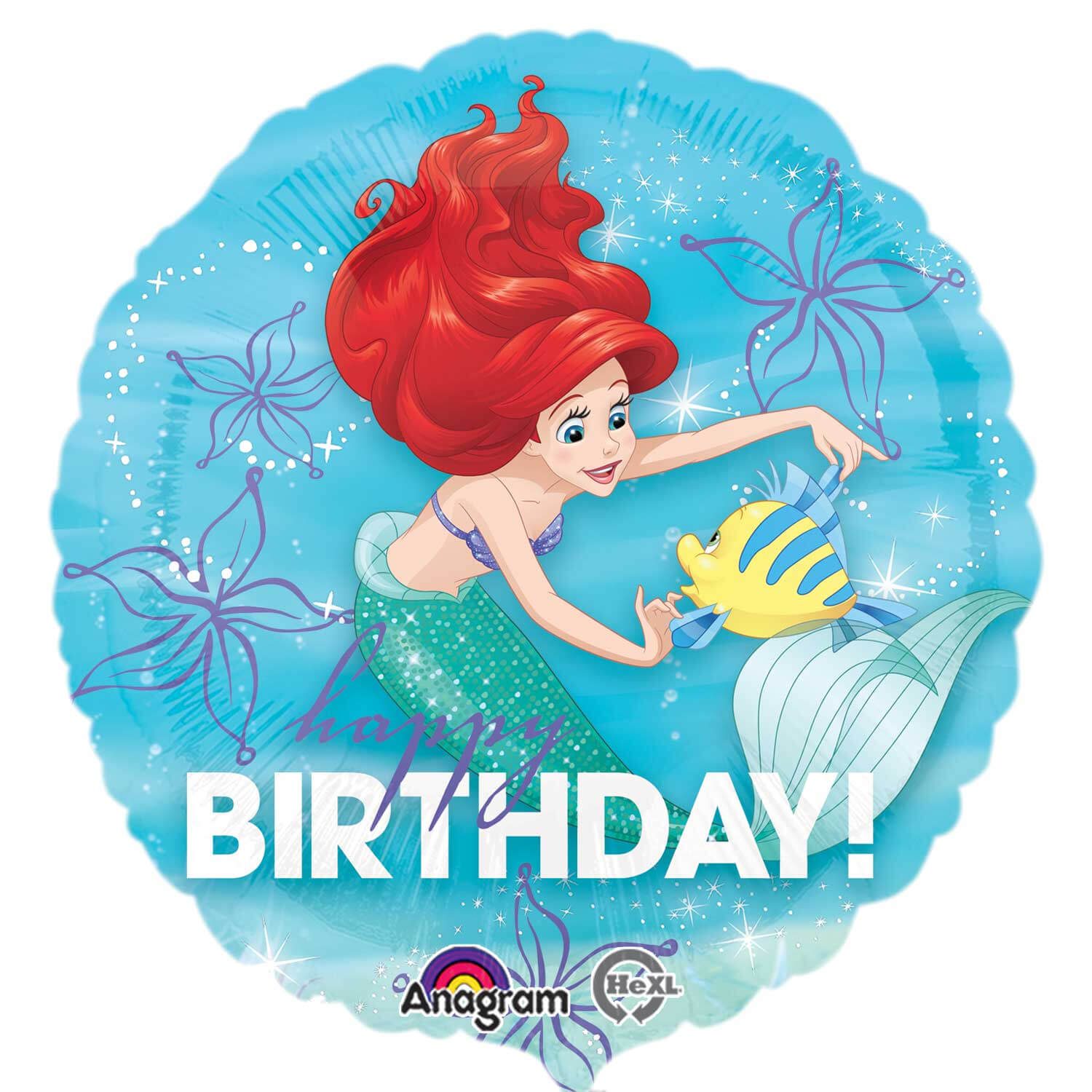 ARIEL BIRTHDAY DREAM BIG BALLOON