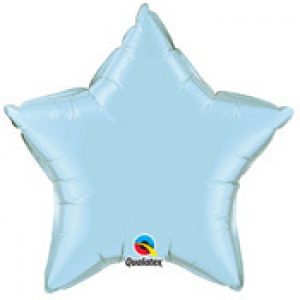 PASTEL BLUE STAR HELIUM BALLOON
