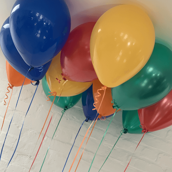 RAINBOW CEILING BALLOONS