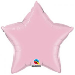 PASTEL PINK STAR FOIL BALLOON