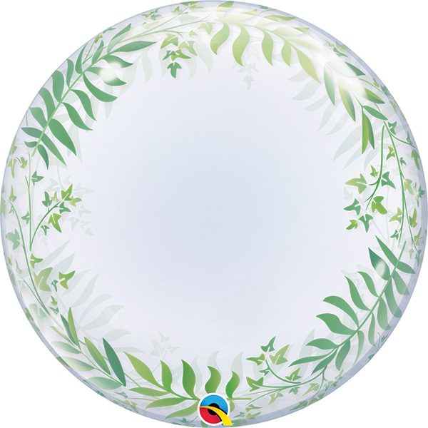 ELEGANT GREENERY CLEAR BUBBLE