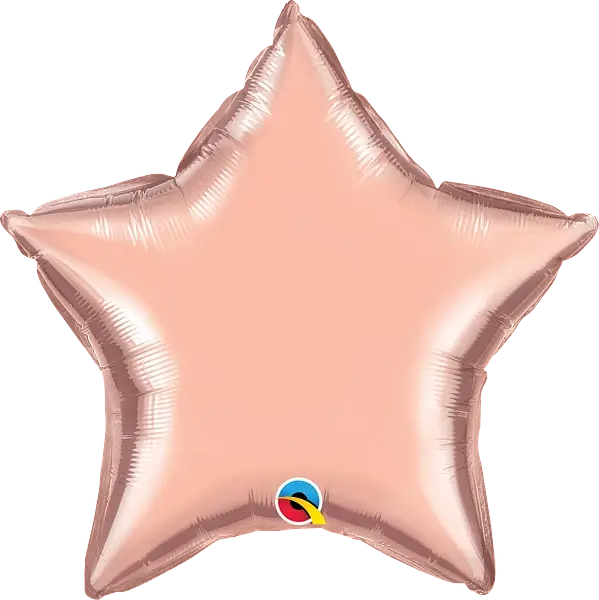 ROSE GOLD STAR FOIL BALLOON