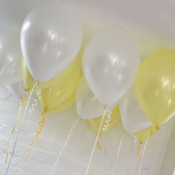 LEMON SORBET PEARL BALLOONS