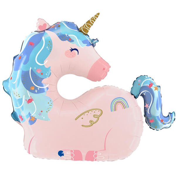 Unicorn Pastel Pink and Blue