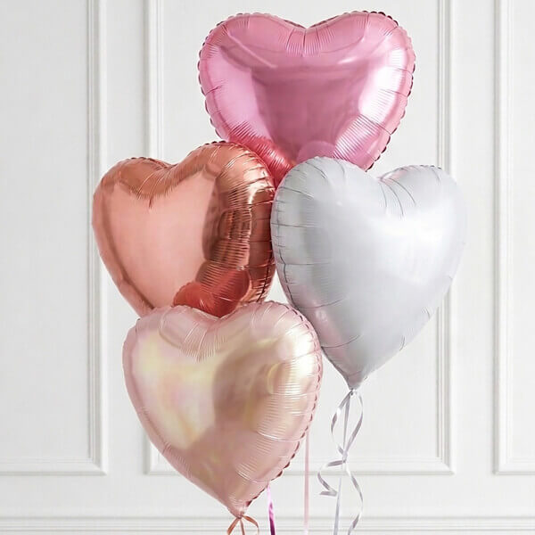FOIL HEARTS ARRANGEMENT