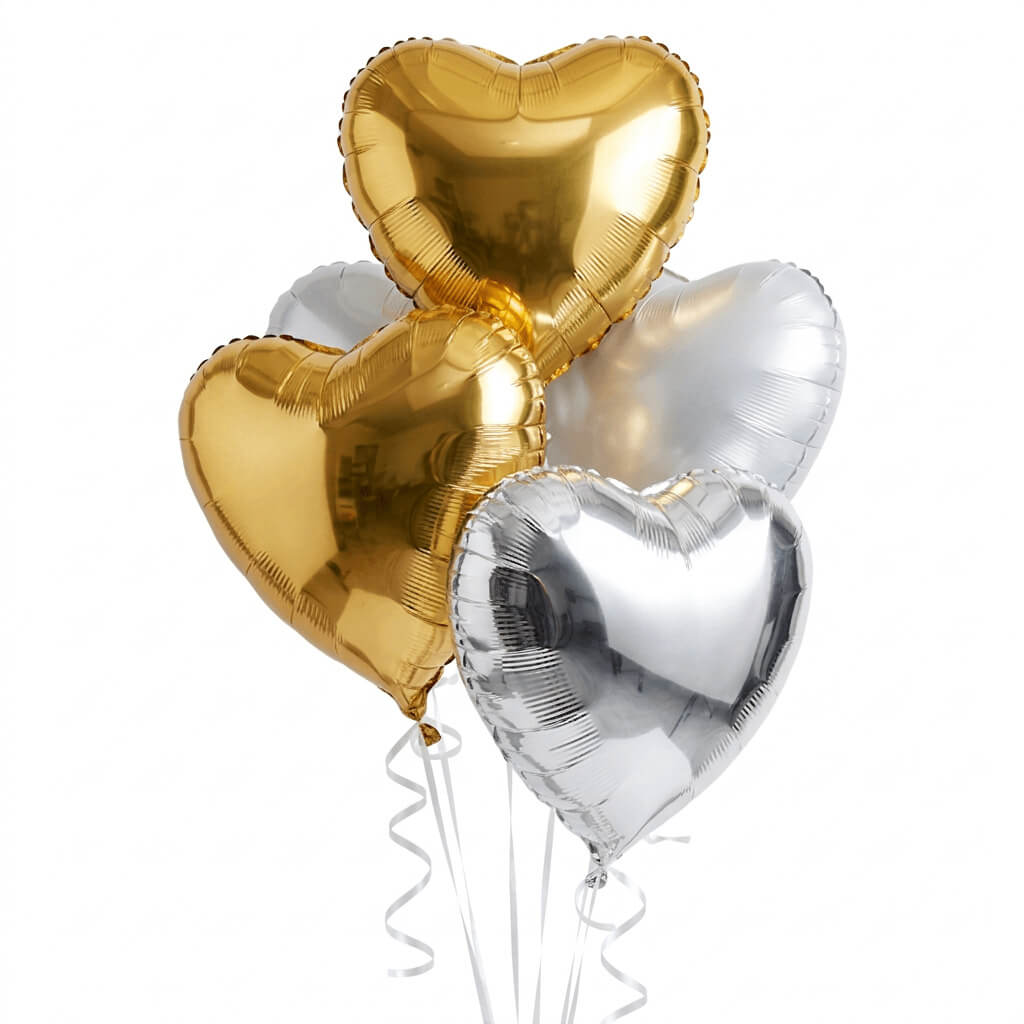 Classic Foil Balloon Bunches