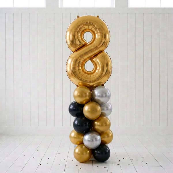 Glitz & Glam Number Stand No 8