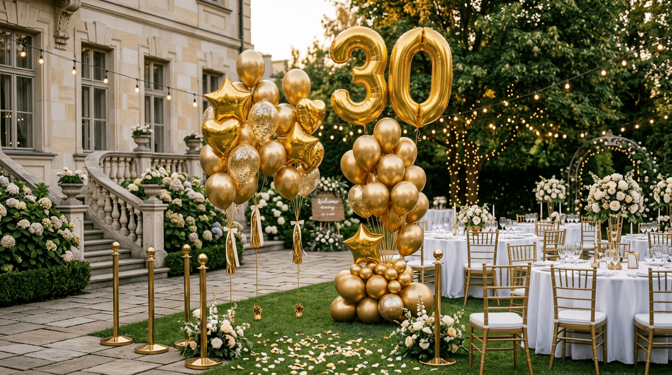 Gold Balloons