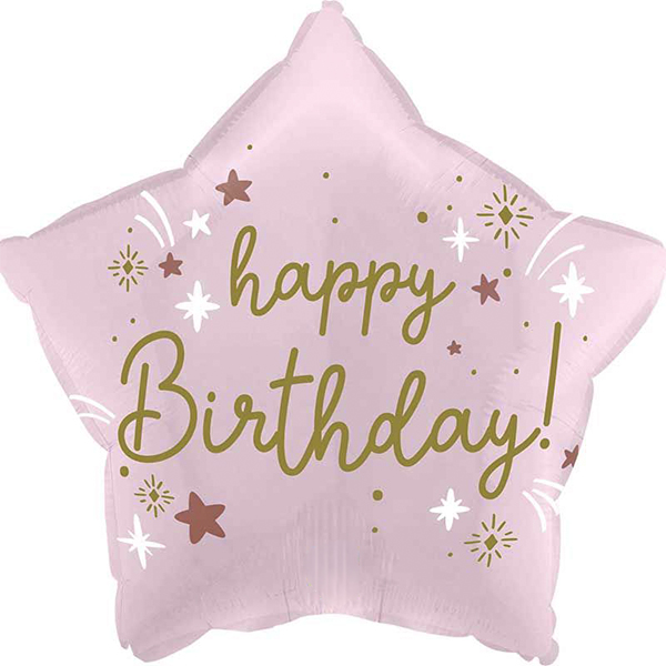 Pink Star Birthday