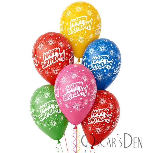 Happy Birthday Sparkle Balloons